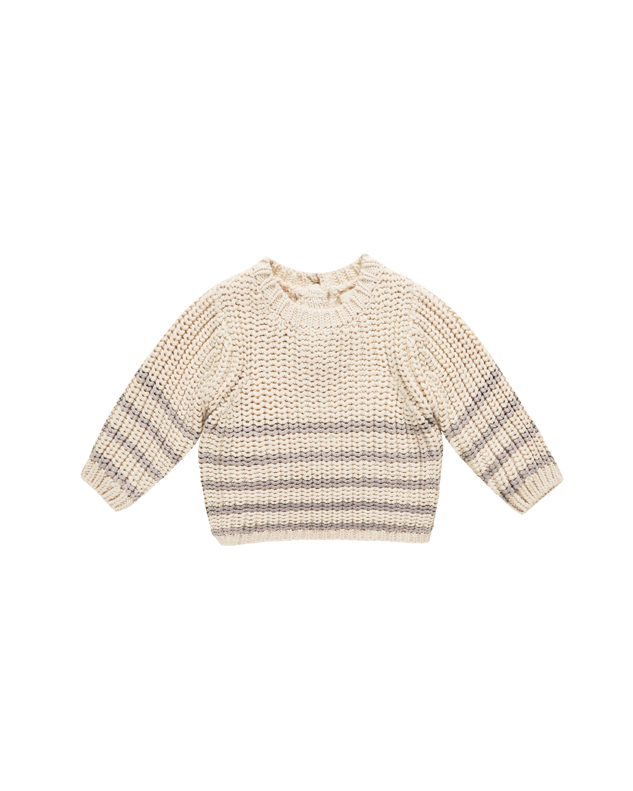 Rex Sweater || Fog Stripe