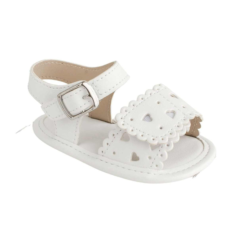 Patricia Infant White Double Closure Sandal