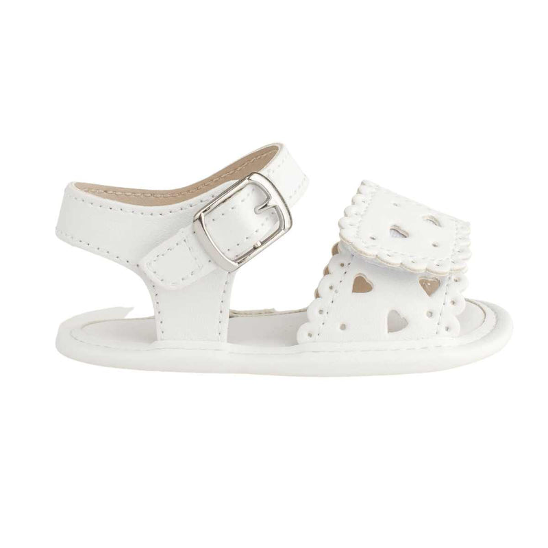 Patricia Infant White Double Closure Sandal