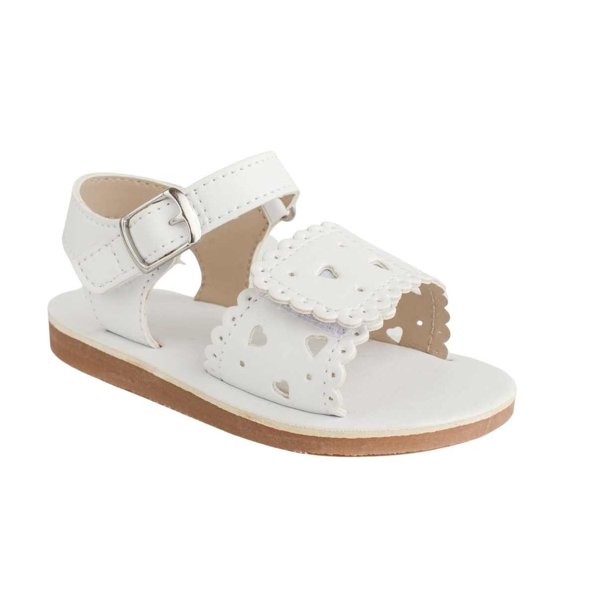 Patricia Toddler White Double Closure Sandal