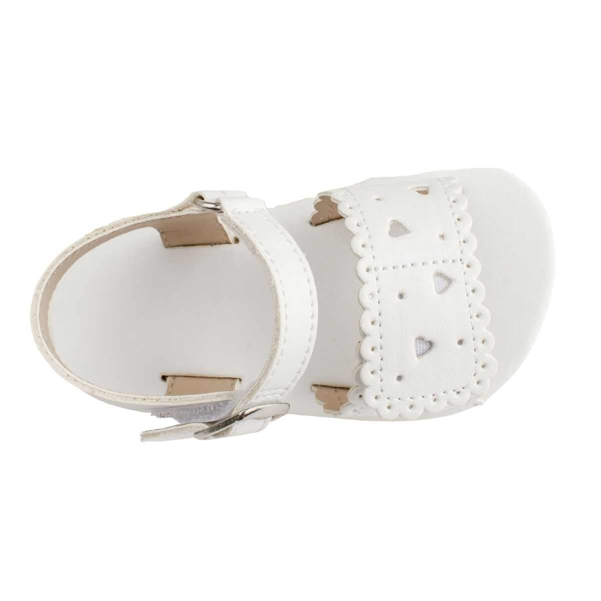 Patricia Toddler White Double Closure Sandal