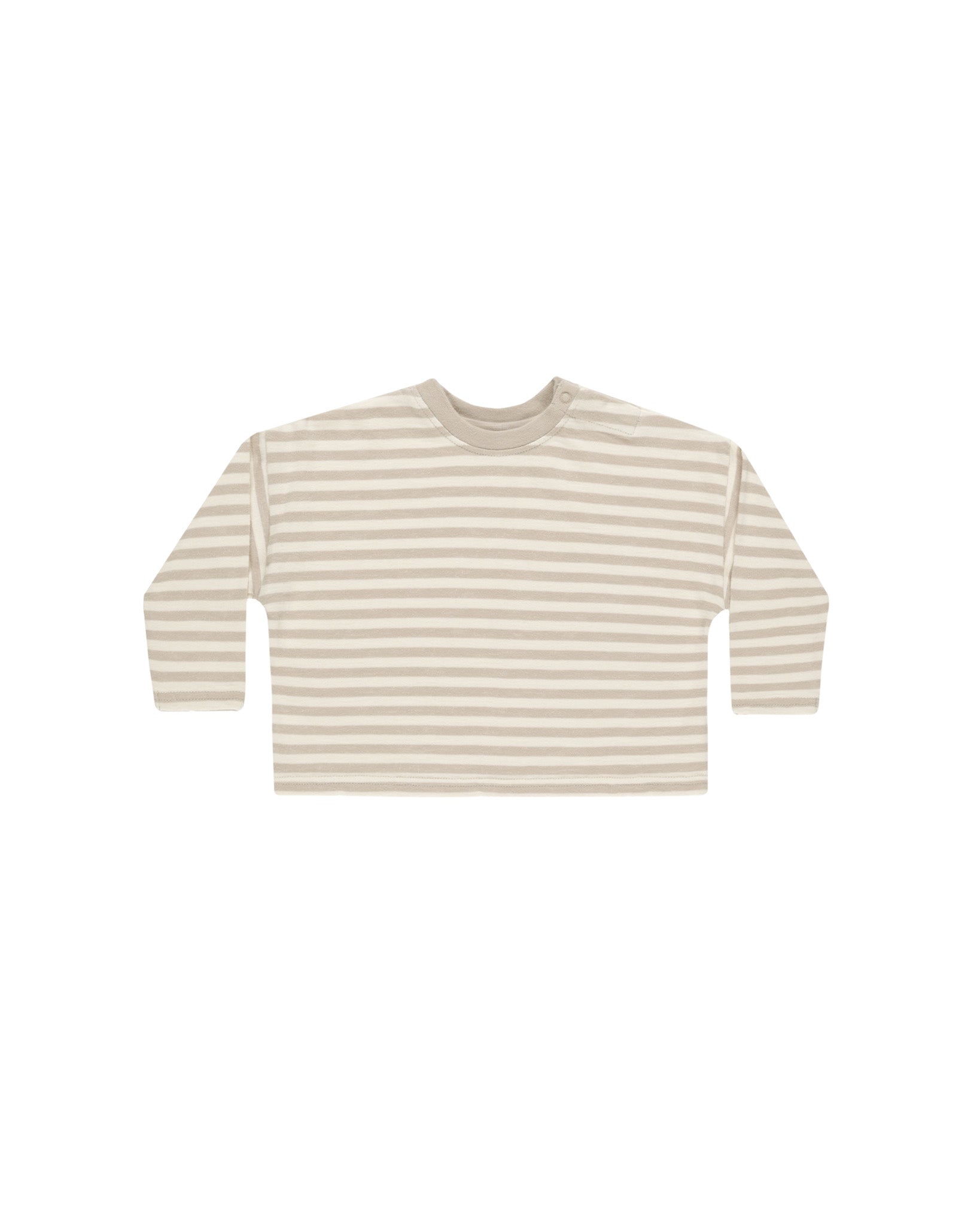 Camden Long Sleeve Tee || Pebble Stripe