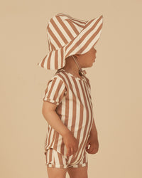 Shorty One-Piece | Clay Stripe