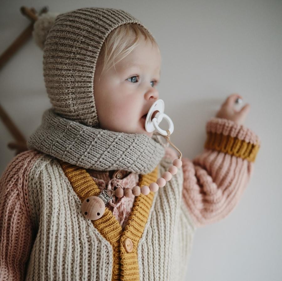 Pacifier Clip | Eva - Dried Thyme