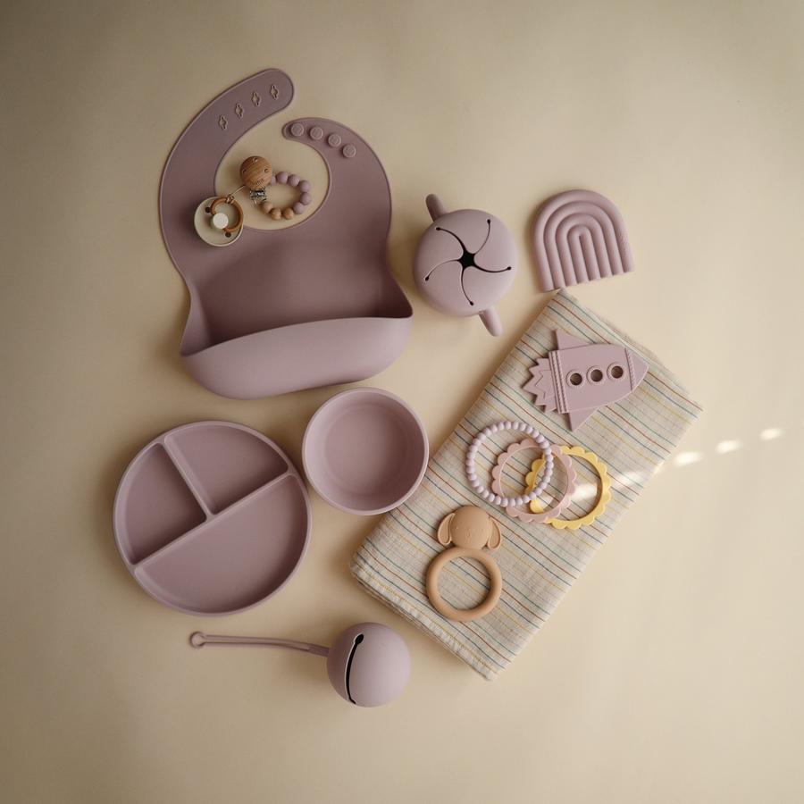 Silicone Pacifier Holder Case - Soft Lilac