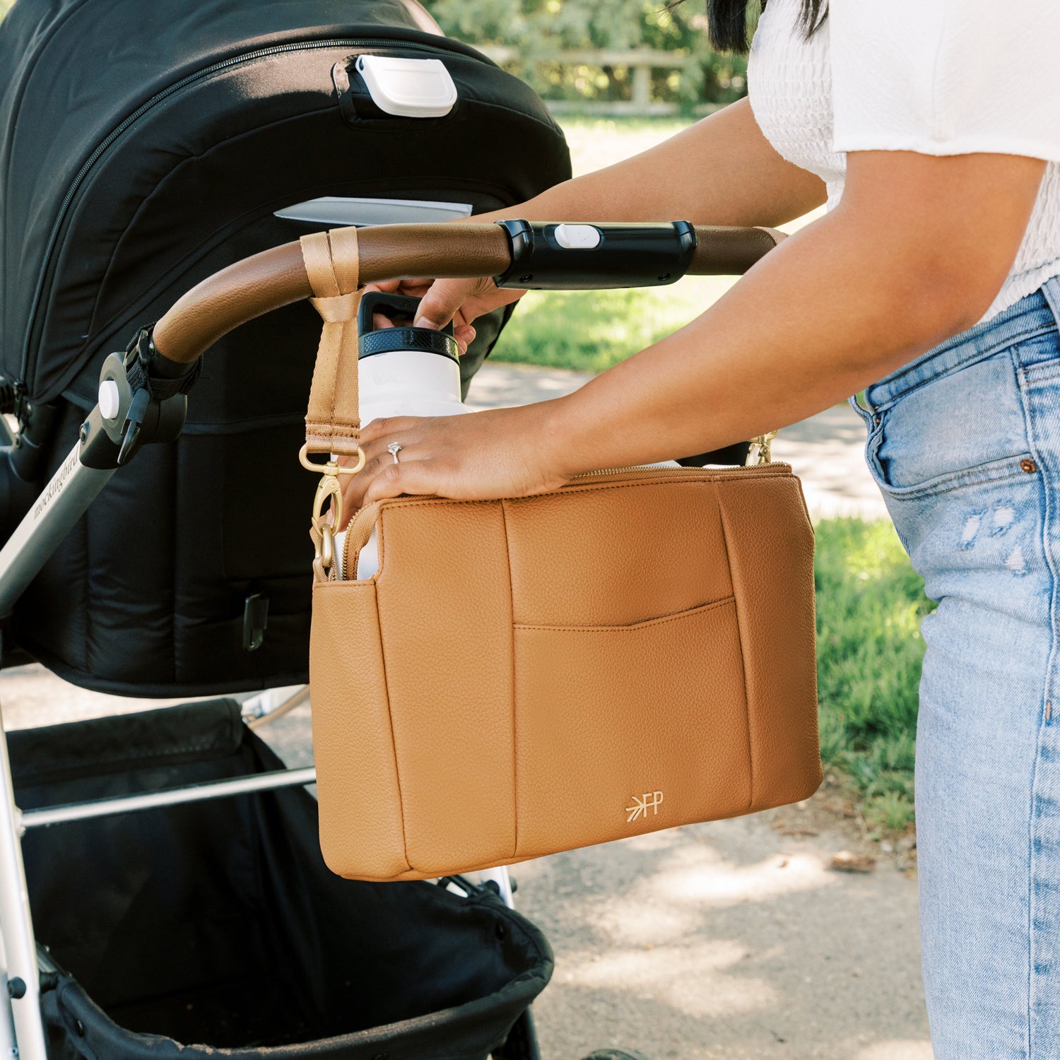 Leather stroller clearance